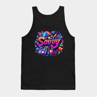 Savvy Graffiti Tank Top